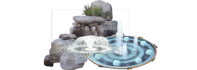 Waterfalls & Fountain